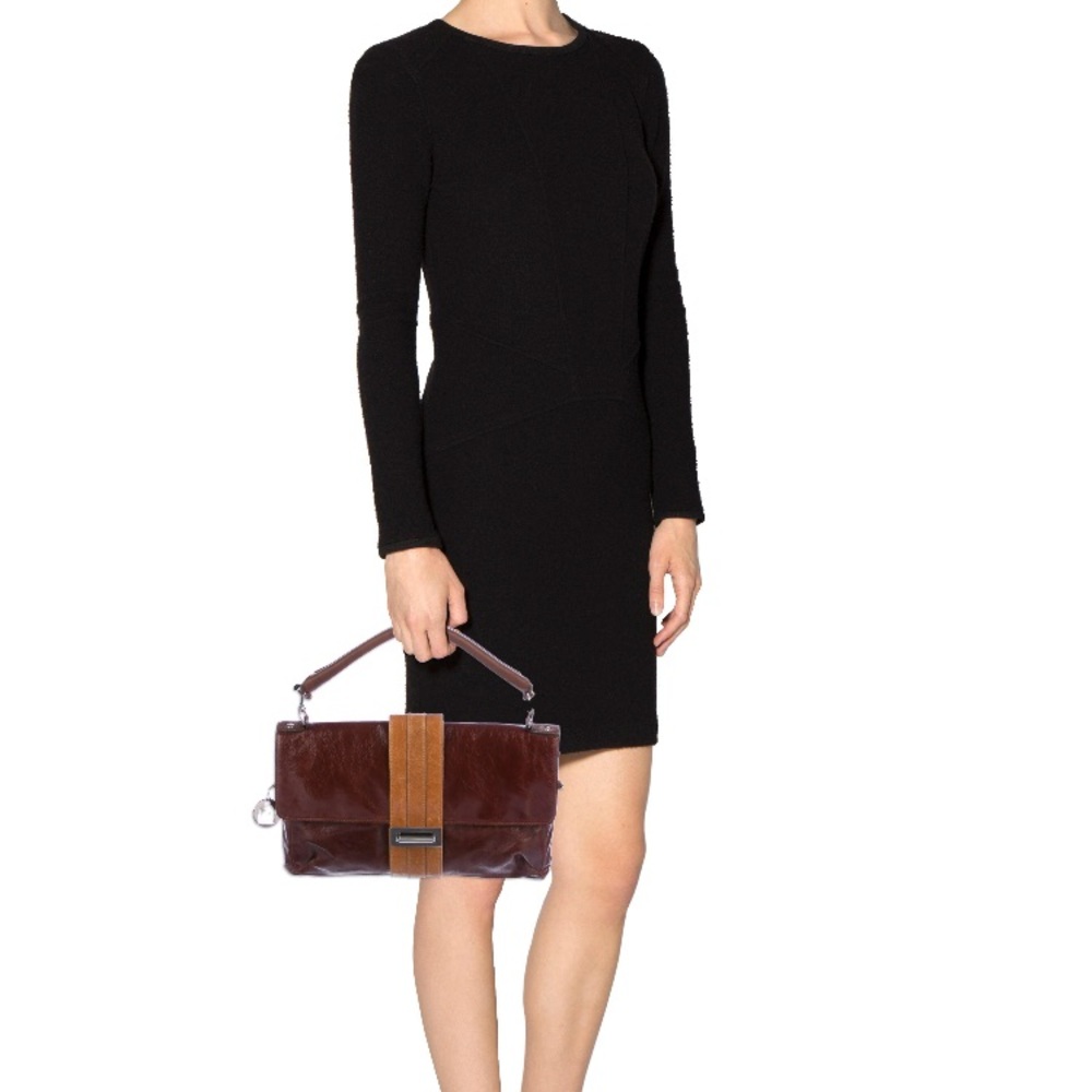 Lanvin brown cognac heroine messenger bag 💼